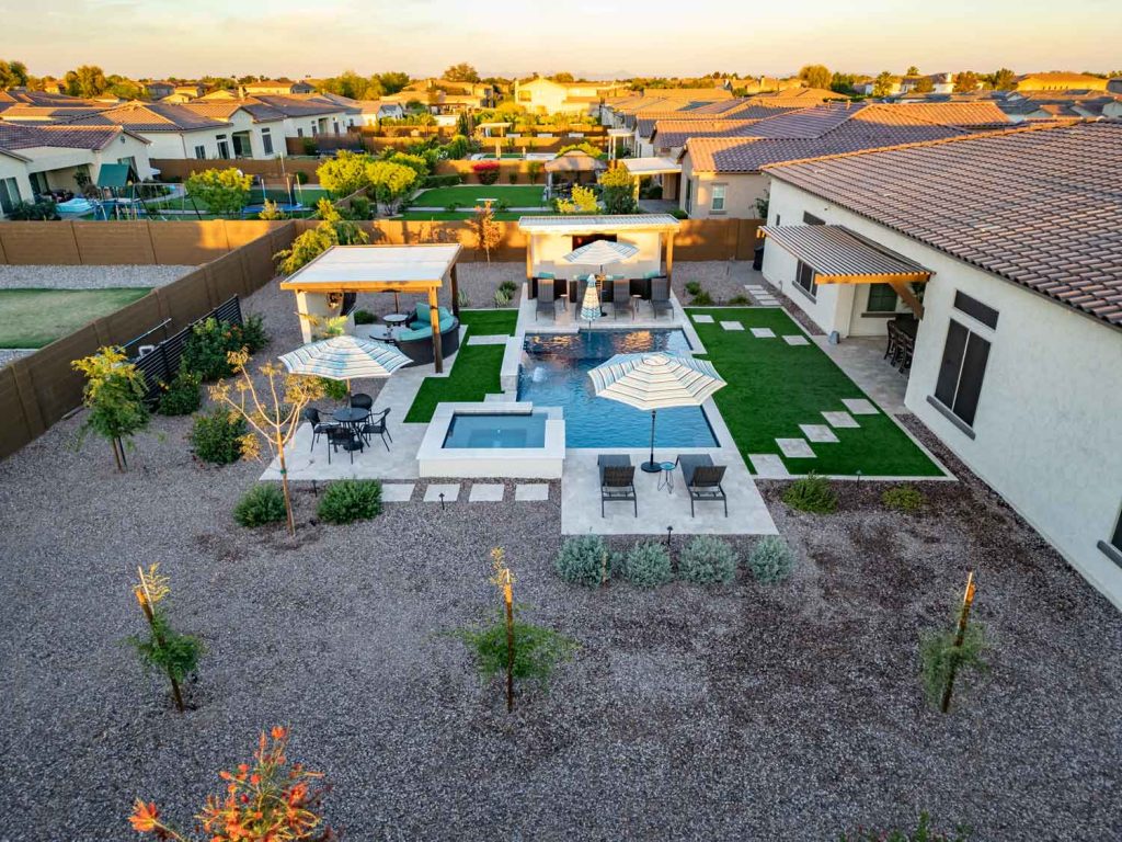 Custom Desert Yard Landscaping Queen Creek, AZ